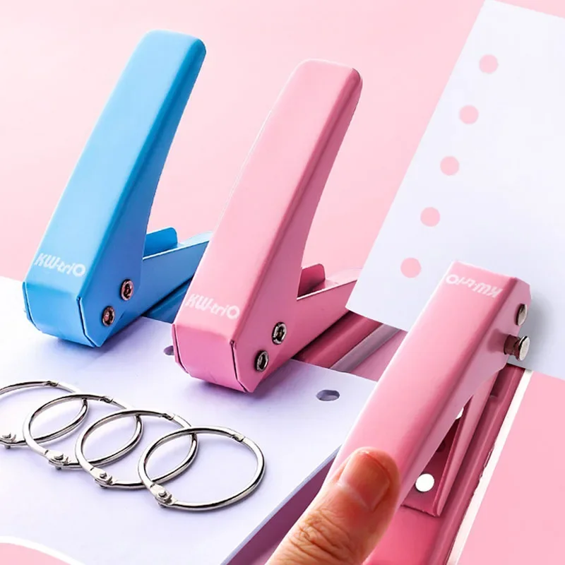 50pcs/Set File Paper Fasteners Plastic Binding Clip Two-Hole Loose-leaf Binder File Folder Office Document Storage Supplies