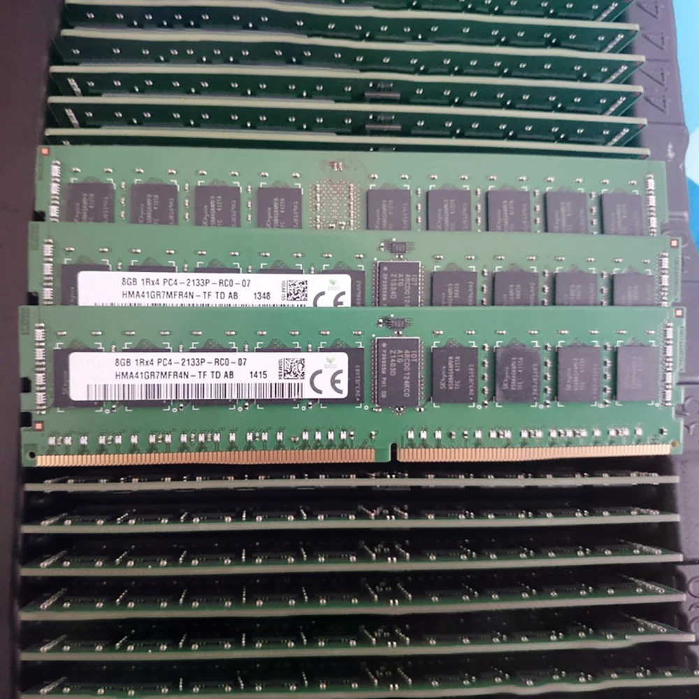 1 個の RAM 8G 1RX4 PC4-2133P ECC REG サーバーメモリ 8GB DDR4 2133 HMA41GR7MFR4N-TF