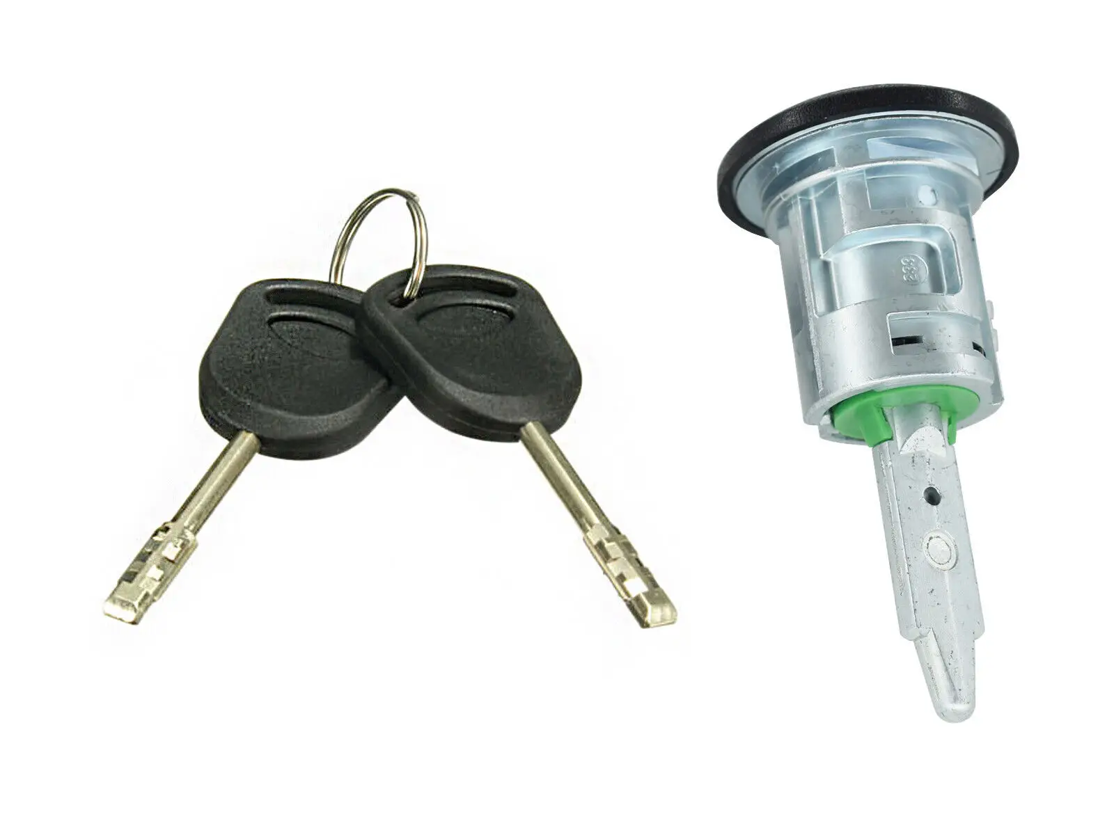 

Ignition Key Switch Lock Cylinder With 2 KEYS For Ford TRANSIT MK6 2000-2006 MK7 2006-2014 4060639 Passenger Left Side Latch