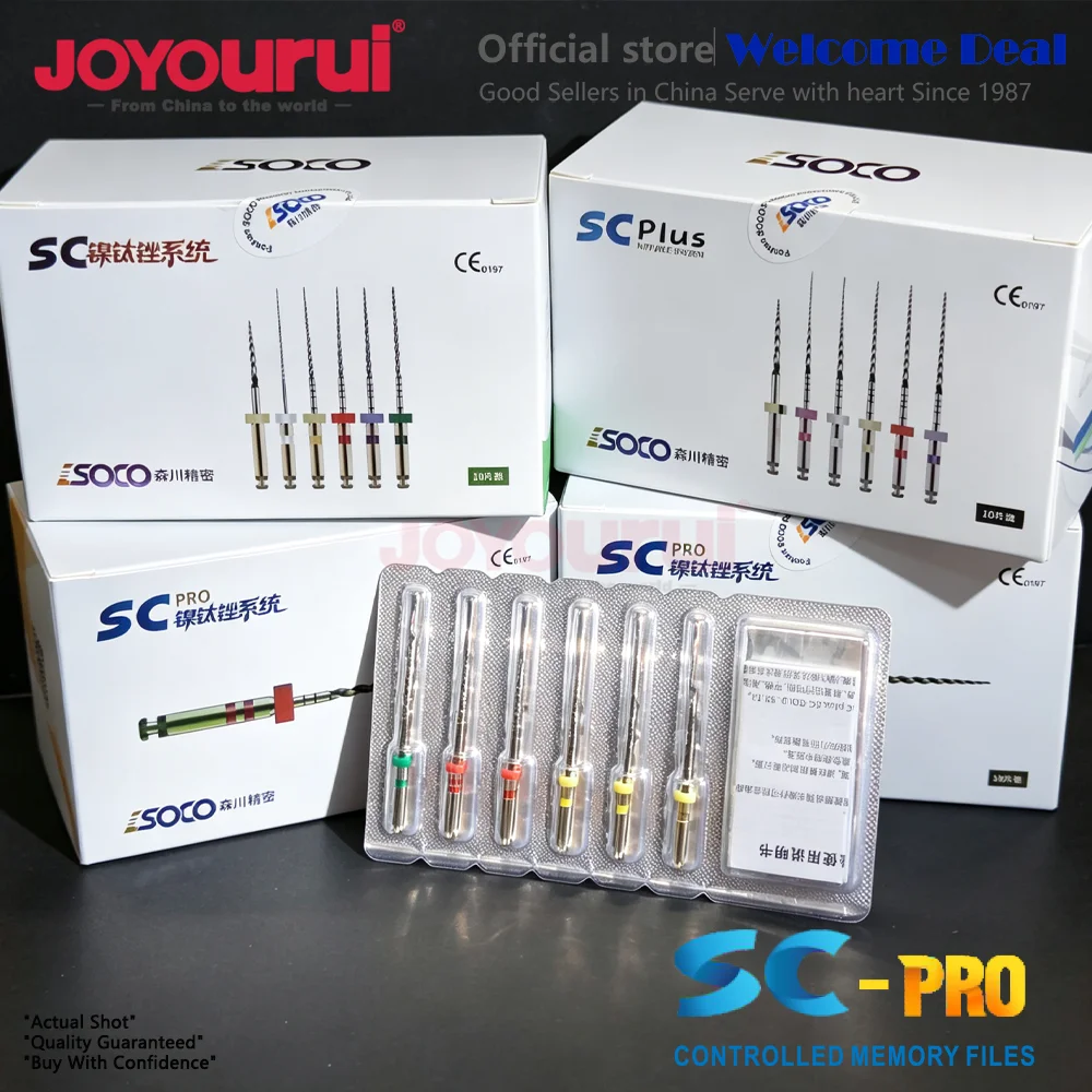 Dental COXO SOCO SC Plus File Nickel Titanium Heat Activated Root Canal Endodontic Rotary Files Dentistry Materials  Endo Motor