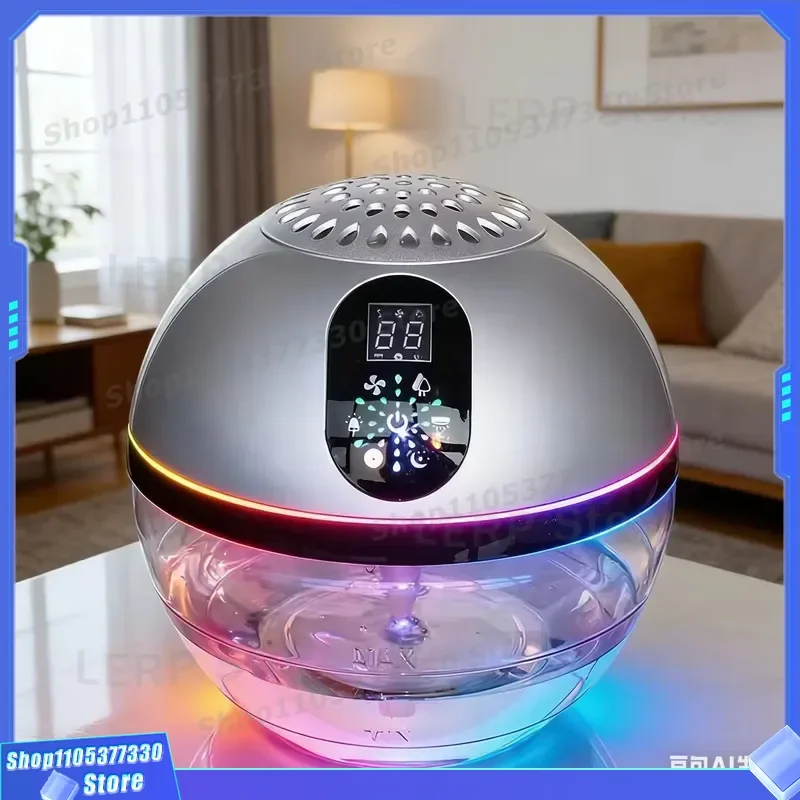 Portable HEPA Air Purifier for Home Bedroom Office Dust Pollen Smoke Removal Quiet Operation Negative Ion Generator Freshener