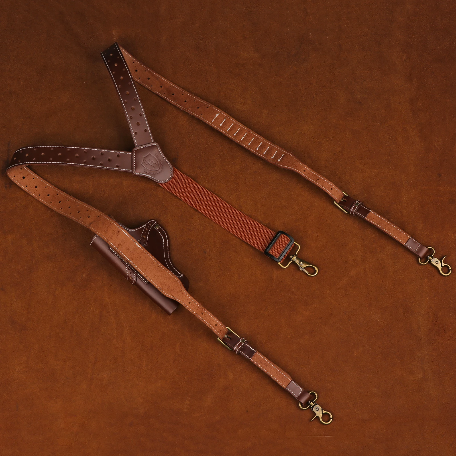 tourbon-sangle-de-transport-en-cuir-pour-pistolet-etui-a-bandouliere-reglable-avec-boucle-porte-chargeur-pour-droitier-chasse