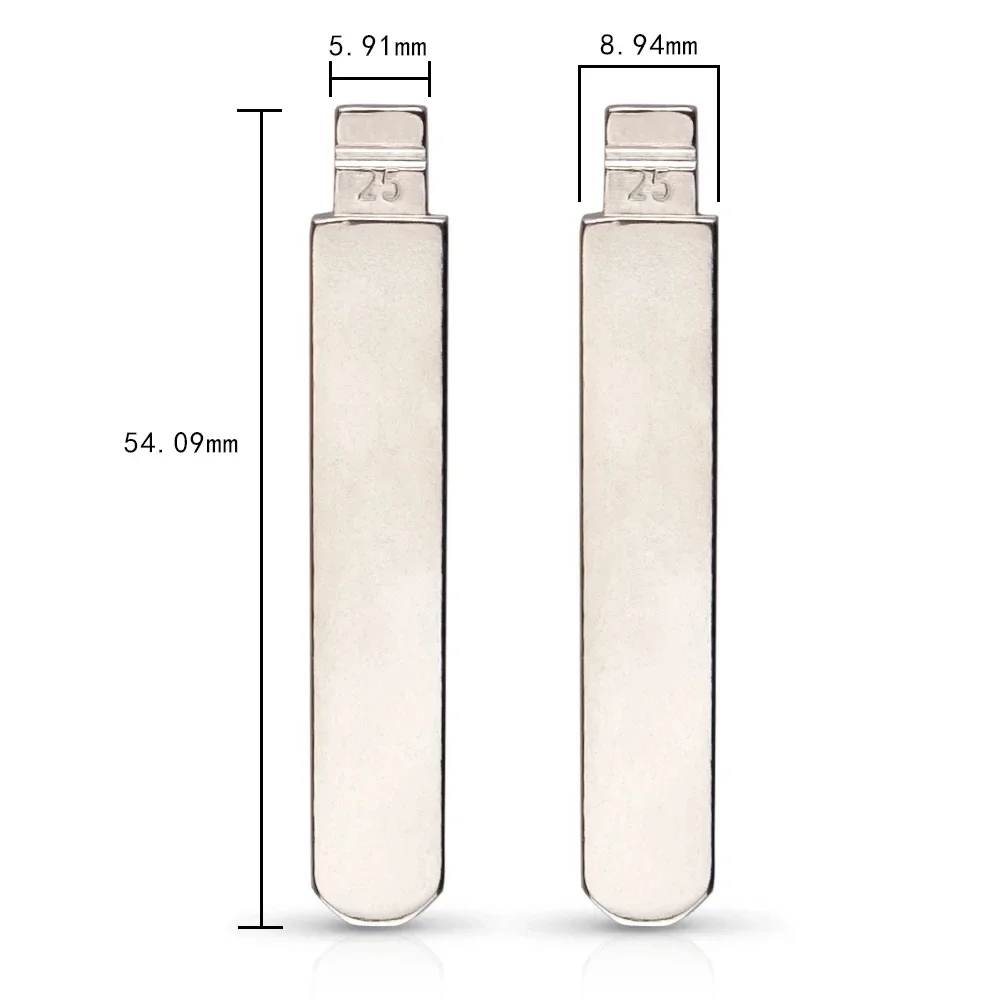 5/10/20PCS/LOT HON66 Flip Blank Key Blade 25# HON66FH for Accord Fit City New Odyssey for KD Keydiy Xhorse Remotes