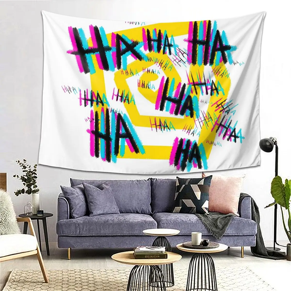 Michael's Laugh The Magnus Archives Tapestry Decoration Art Aesthetic Tapestries for Living Room Bedroom Wall Cloth Wall Hanging