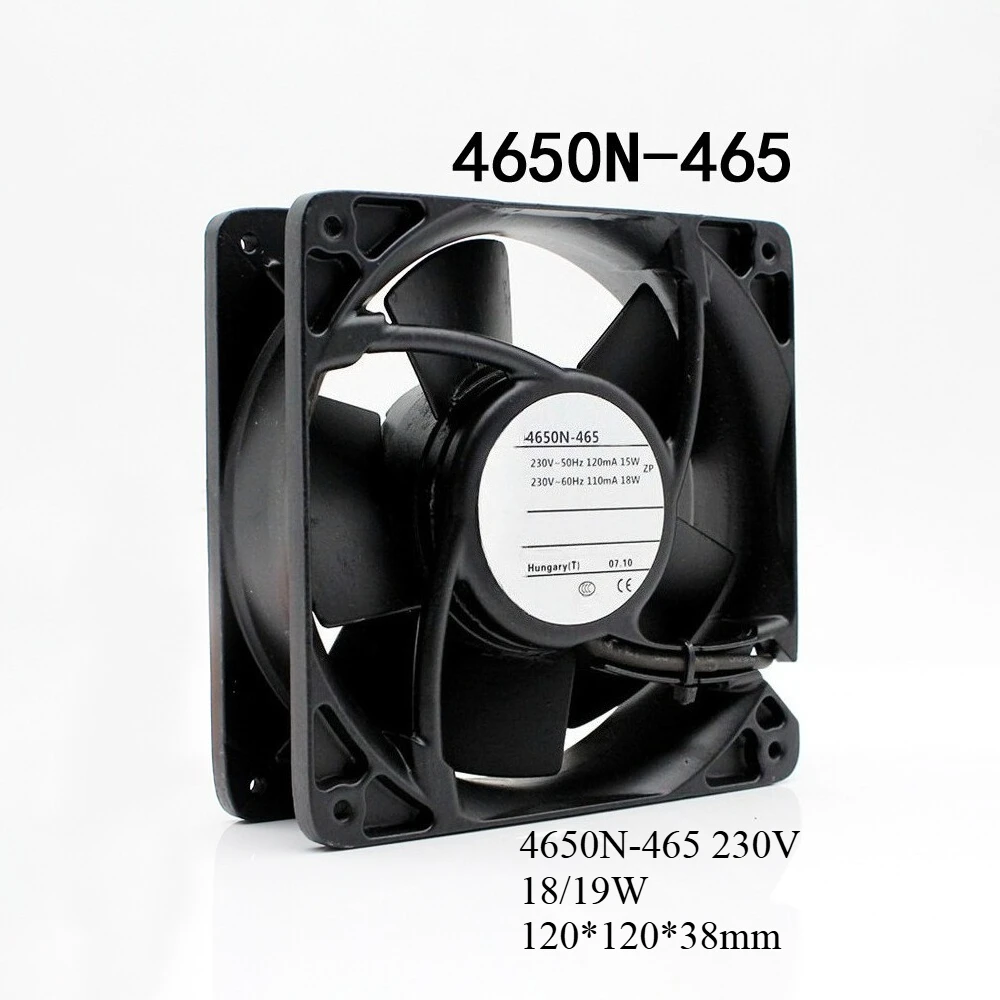 

ДЛЯ Ebm-paps New 4650N-465 230 В 18/19 Вт 120*120*38 мм вентилятор для шкафа/зарядки