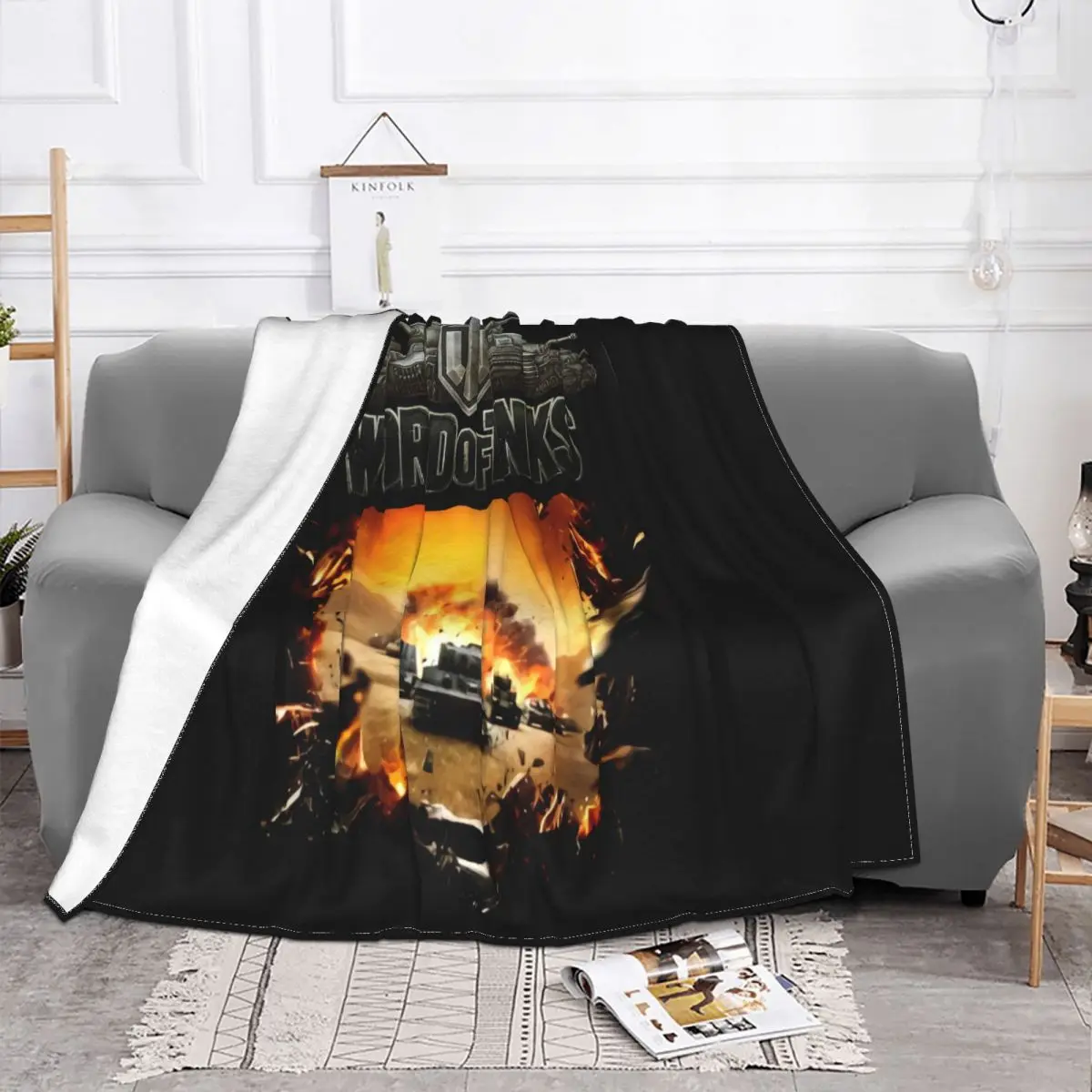 World Of Tanks Cotton Brand New S L M Xl Xxl Wot Ca Solid Color Gift Geek Newest Interested Throw Blanket