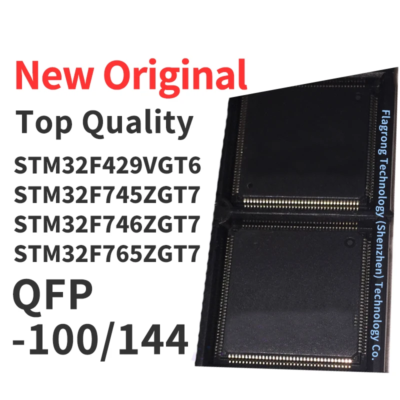 

(1 Piece) STM32F429VGT6 STM32F745ZGT7 STM32F746ZGT7 STM32F765ZGT7 QFP-100/144 New Original