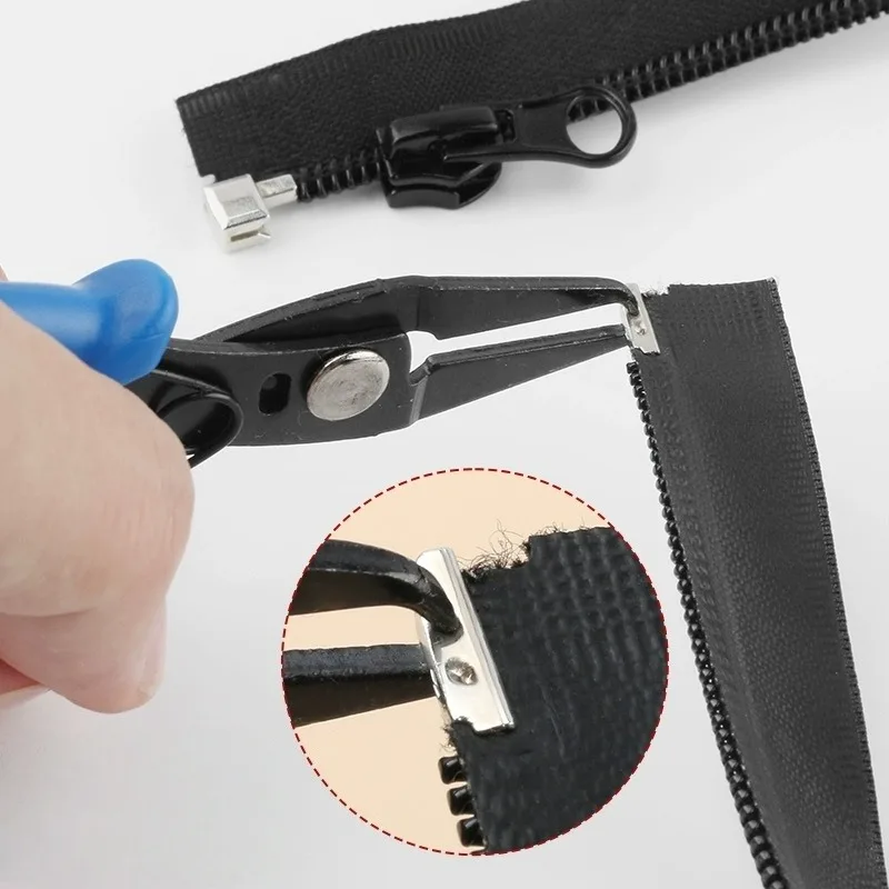 12PCS DIY Zipper Fix Kit Replacement Heads Zipper Repair Tools Set for Coat Jeans Bag Handmake Home Sewing DIY Craft Accessories