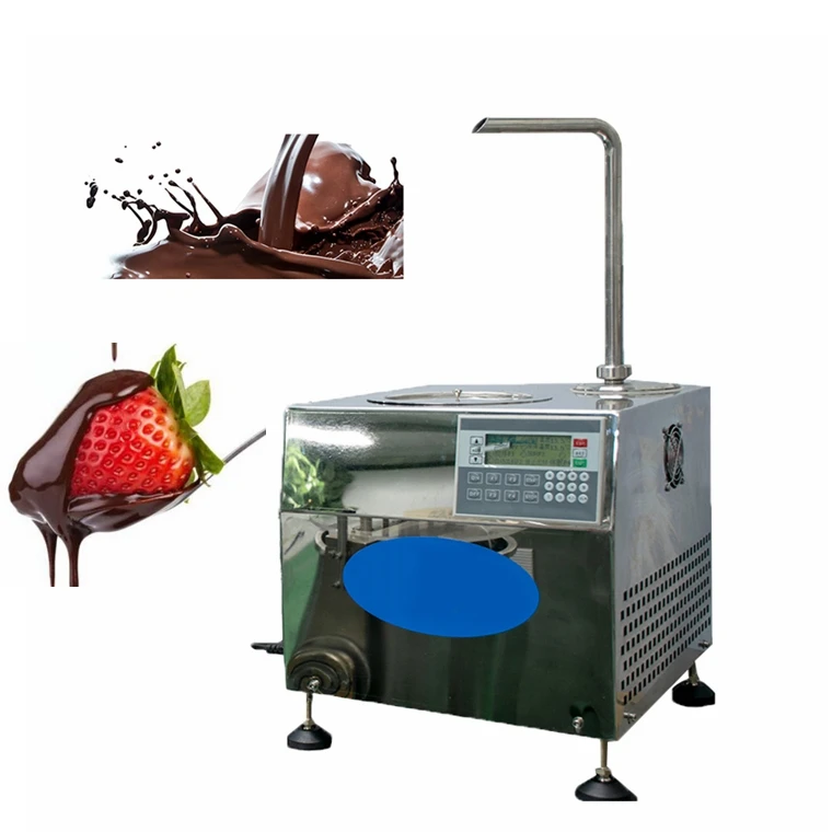 Automatic Chocolate Machinery Small Chocolate Tempering Machine For Sale Chocolate Dispenser With Customized Voltage