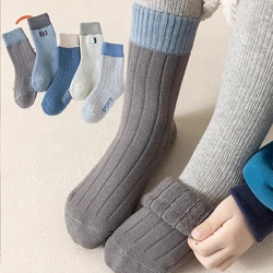 10Pairs 1-16Years Children Winter Ultra Thick Terry Socks Soft And Delicate Moisture Wicking And Breathable Athletic Socks