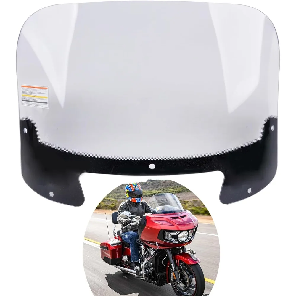 

motorcycle for indian transparentstyle windshield accessories standard 16 inch with hard anti fog 2020 2021 2022 2023 2024 2025