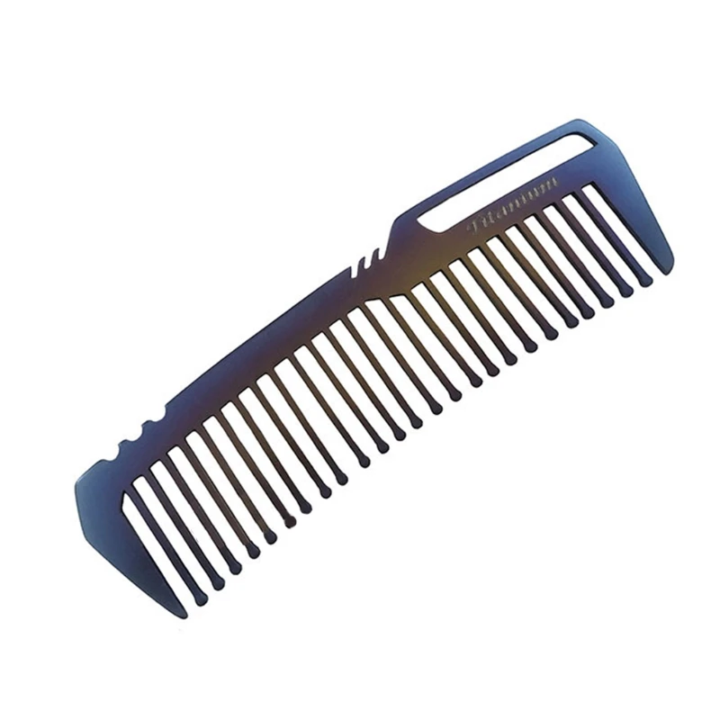 Portable for Titanium Alloy Comb Super Light Hair Brush Outdoor Pocket Gadge Drop Shipping