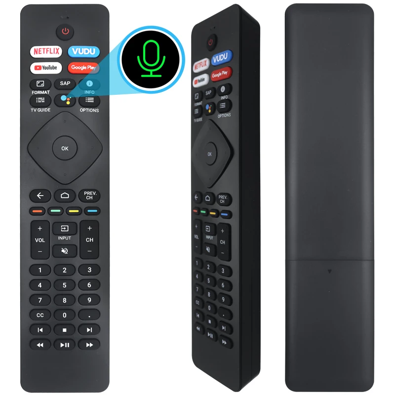 

Original RF402A-V14 Bluetooth Voice Remote 43PFL5766/F7, 50PFL5704/F7, 55PFL5604/F7 Android 4K Smart TVs