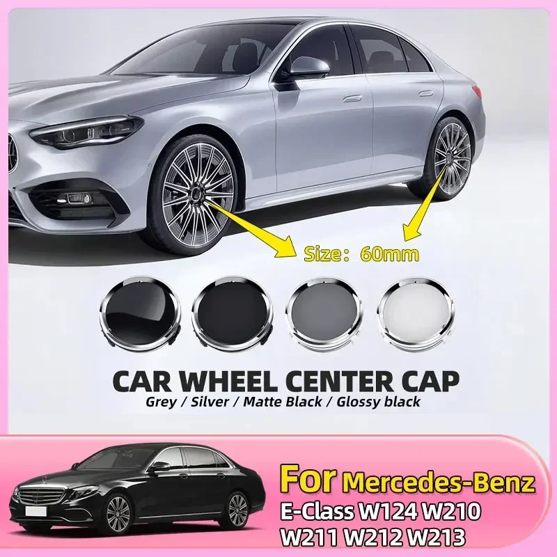 

4pcs 60mm Car wheel Hub Cap Emblem badge for Mercedes Benz C180 E300 GLC W163 W166 W167 W204 W205 W212 W213 X253 W117 W176 W164