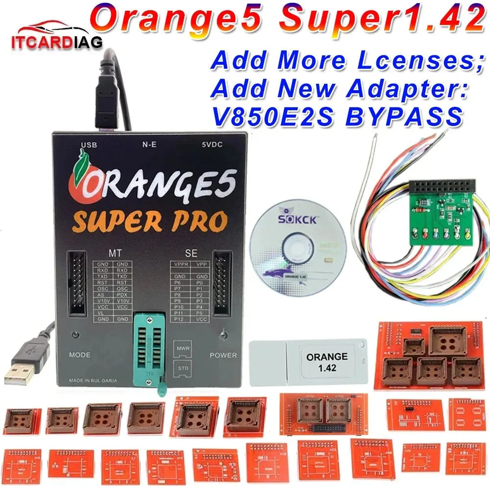 Newest Orange5 V1.42 Full Activation Programmer for Toyota for  for Suzuki Orange 5 Mileage Adjustment ECU Programming Tool