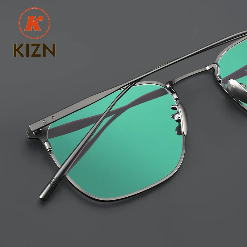 

Men Titanium Eyewear Myopia Reading Anti-Reflection Optical Prescription Lenses Computer Office Vision Distance Glasses