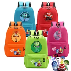 Disney Inside Out 2 Backpack Schoolbag Student Action Toy Anxiety Envy Disgust Anger Large Capacity Shoulder Bag Boys Girls Gift