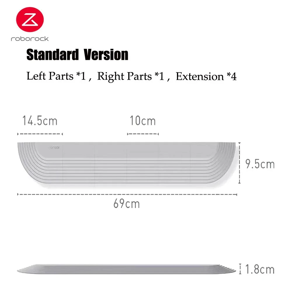 Original roborock series q revo s8 maxv Ultra S8 S7 Q8 Q7 S6 S5max Ramp Doorway Crossing Helper accessories Cleaner Spare Parts