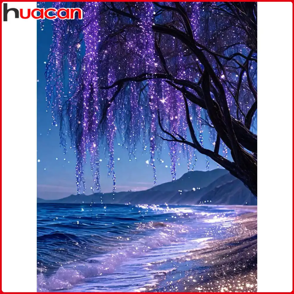 Huacan Blume Diamant Zeichnung Kaffeetasse Mosaik Vase Quadratische Und Runde Diamant Stickerei Home Dekoration Geschenk