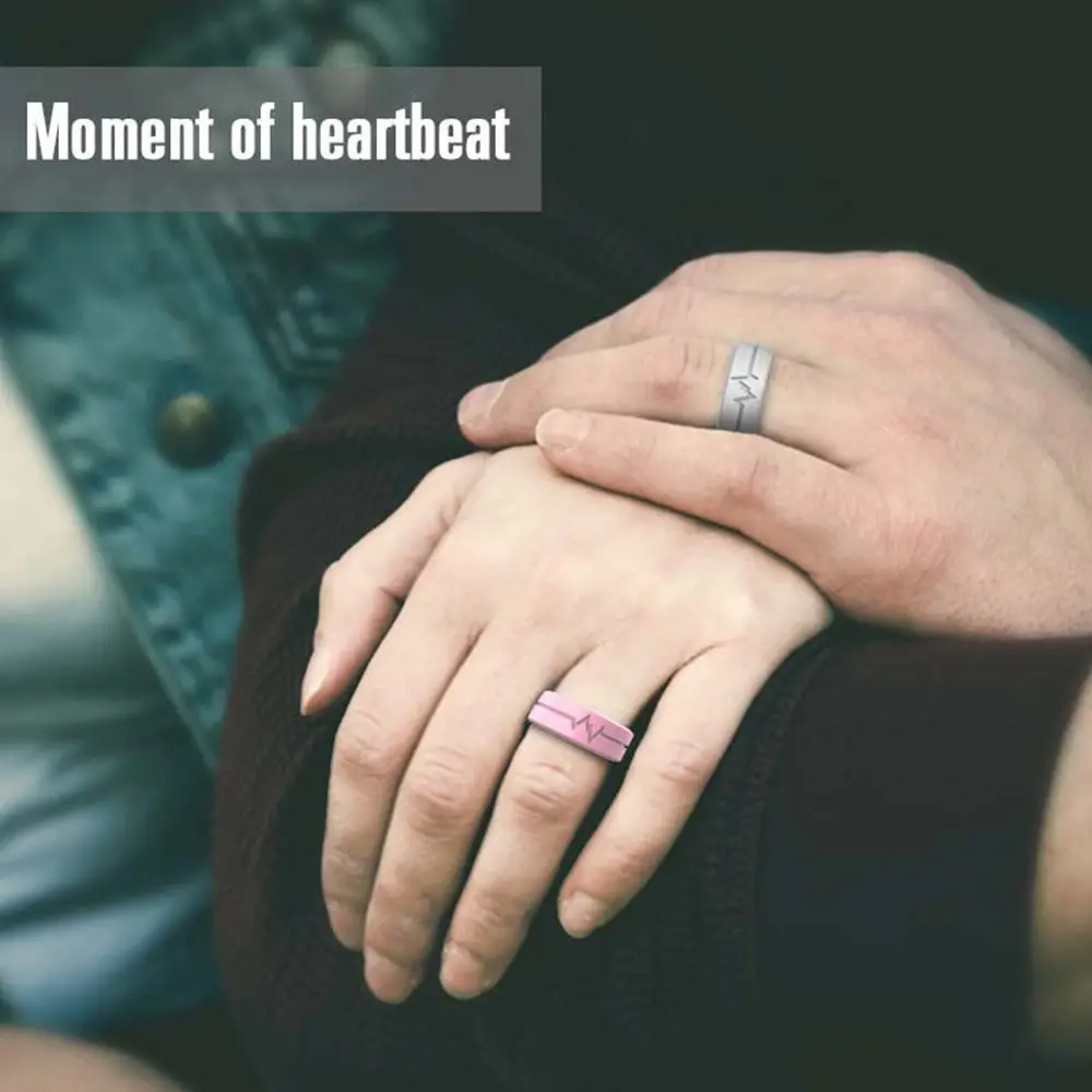 جديد مضيئة سيليكون خاتم النساء الرجال توهج في الظلام خواتم الاصبع المستديرة الفلورسنت مرنة مجوهرات الحفلات الذكرى هدايا #4