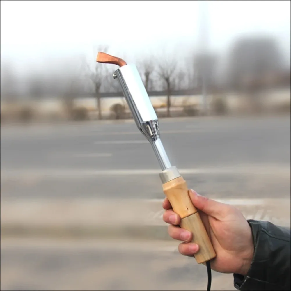 Longevity Constant Temperature Soldering Iron, 75W-300W Wooden Handle External Heat Type, High-Power Electric Iron