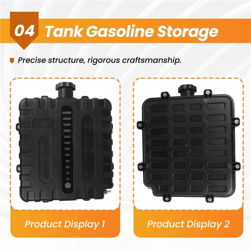 Powerful 1 PCS 8L Air Heater Fuel Tank Storage With Cap Black For Car Truck Campers Caravan Strong Hard
