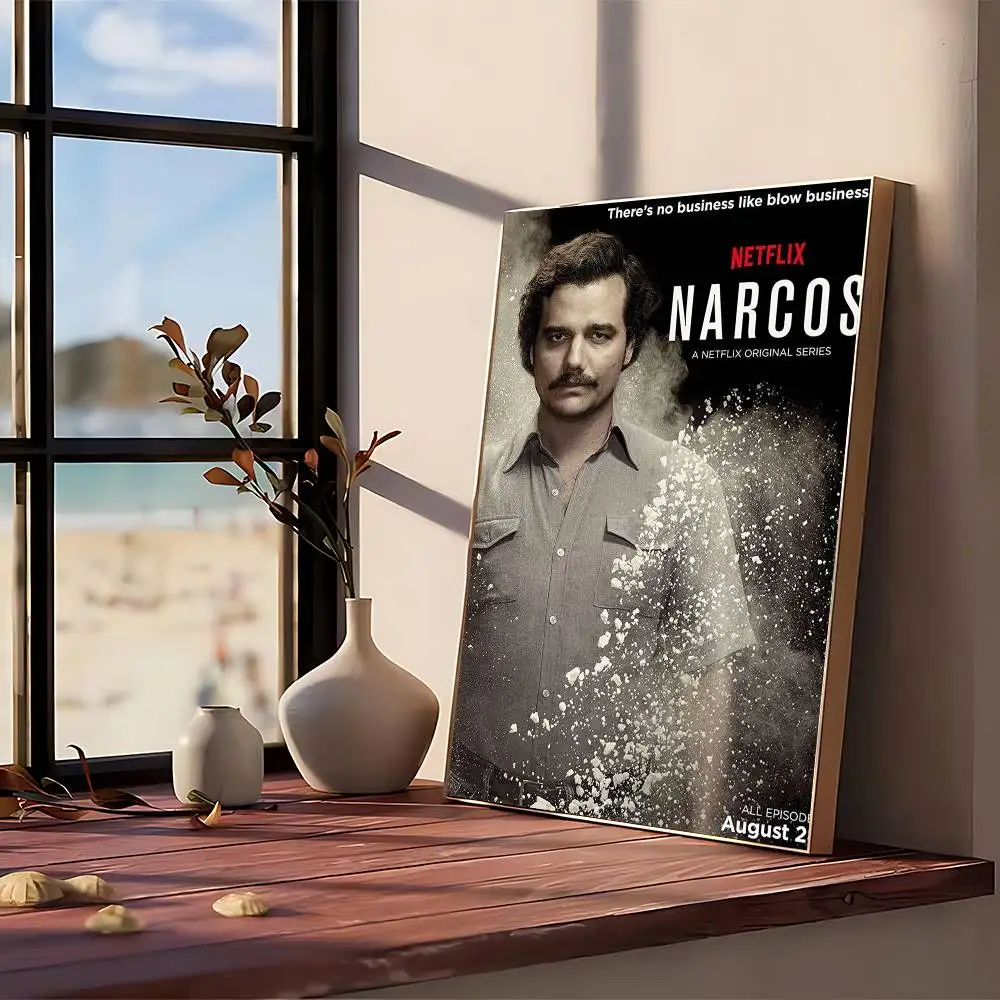 N-narcos TV Series Poster Paper Print Art Painting Decoration Posters Living Room Quality Canvas Vintage Style Painting Home W