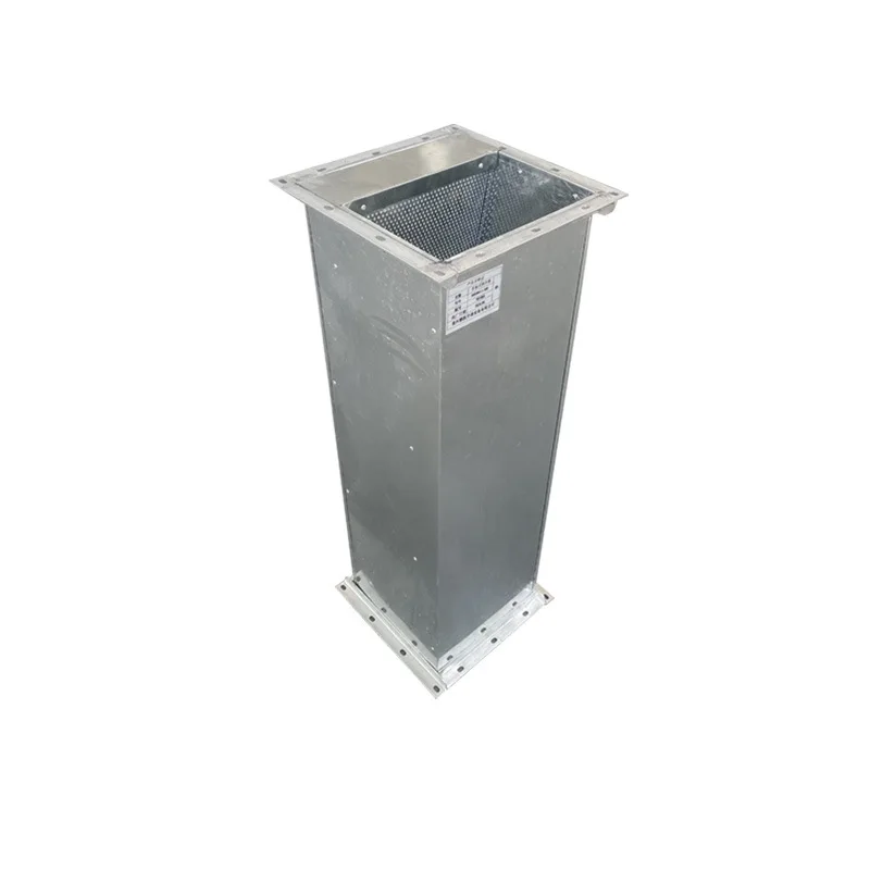 

Fold plate muffler Impedance composite noise reduction muffler Source of rectangular pipe muffler for galvanized sheet