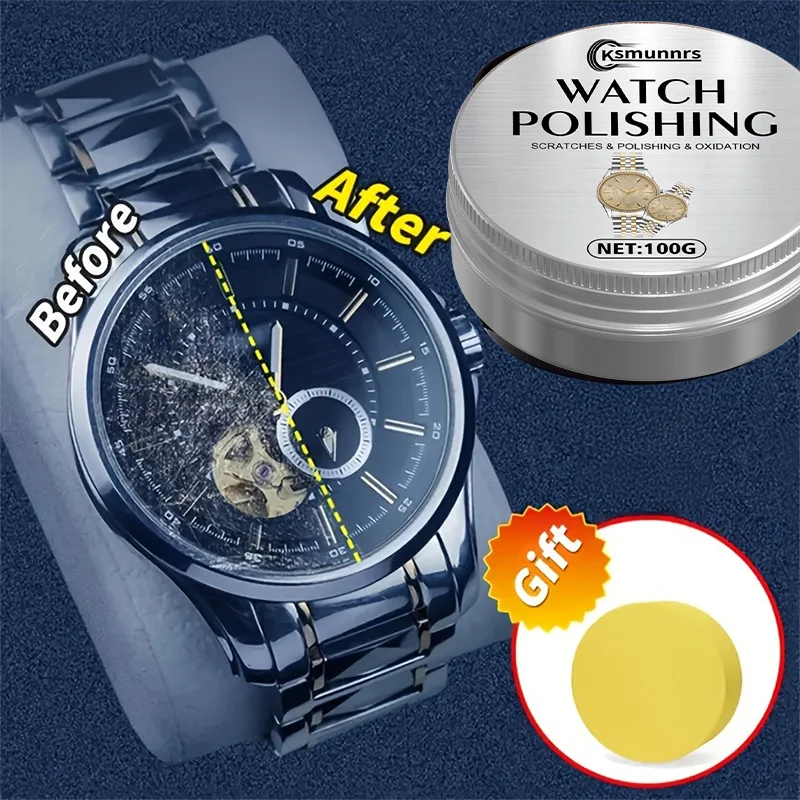 Watch Polishing Paste, Strap and Screen Scratch Repair, Metal Jewelry Repair, Restoring Shine
