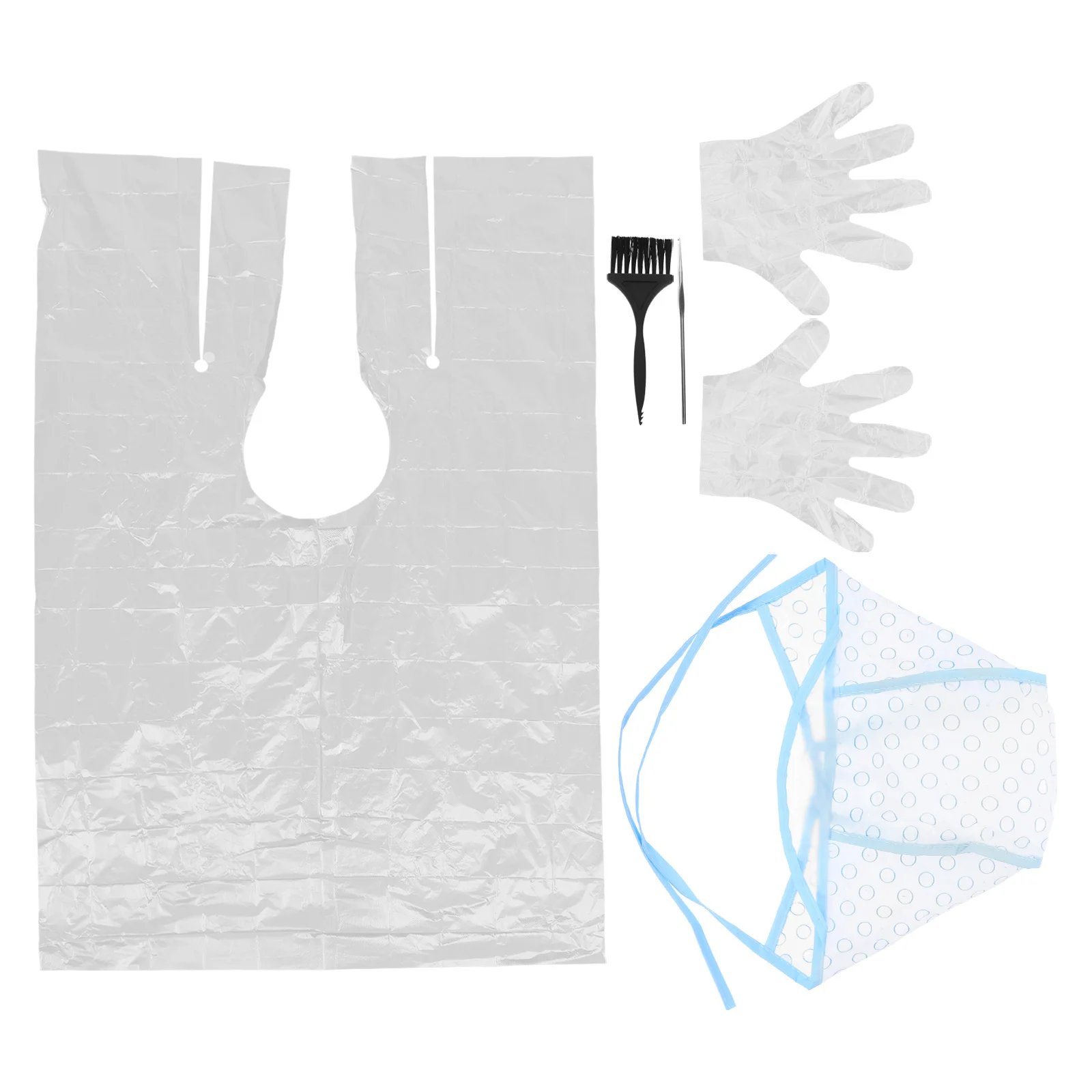 

1 комплект инструментов для окрашивания волос, одноразовые принадлежности, быстрые долговечные результаты, чистый гигиенический набор для окрашивания волос