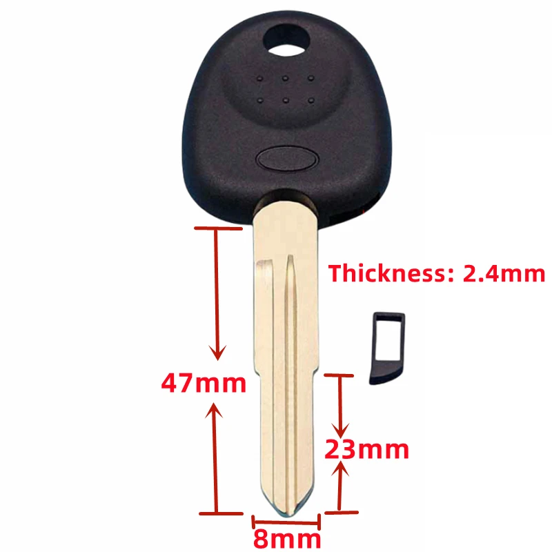 

OEM 10 шт. сменный чехол для ключа-транспондер, корпус дистанционного ключа для Hyundai Santa Fe Accent Sonata Elantra Tucson