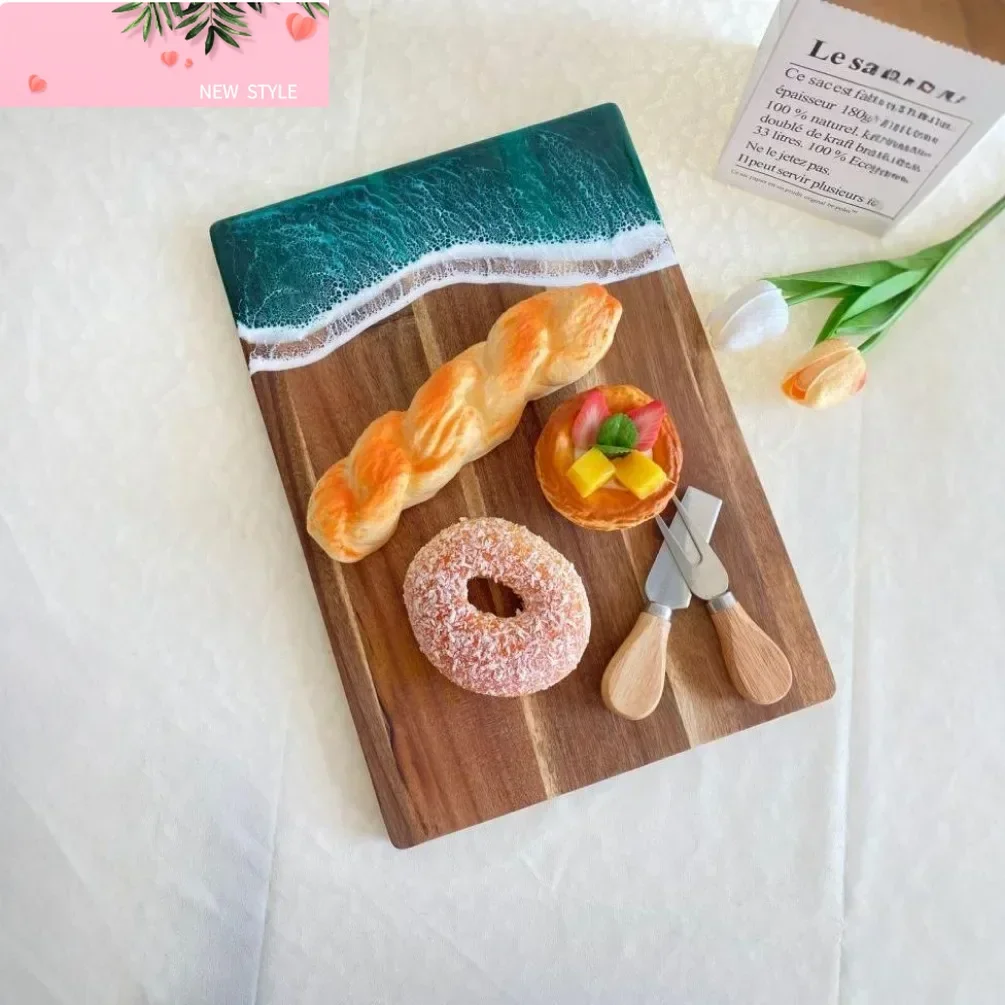 

Wood Chopping Board Home Cutting Board High Quality Beach Cheese Board Cutter Charcuterie Kitchen Table Things Christmas Gift