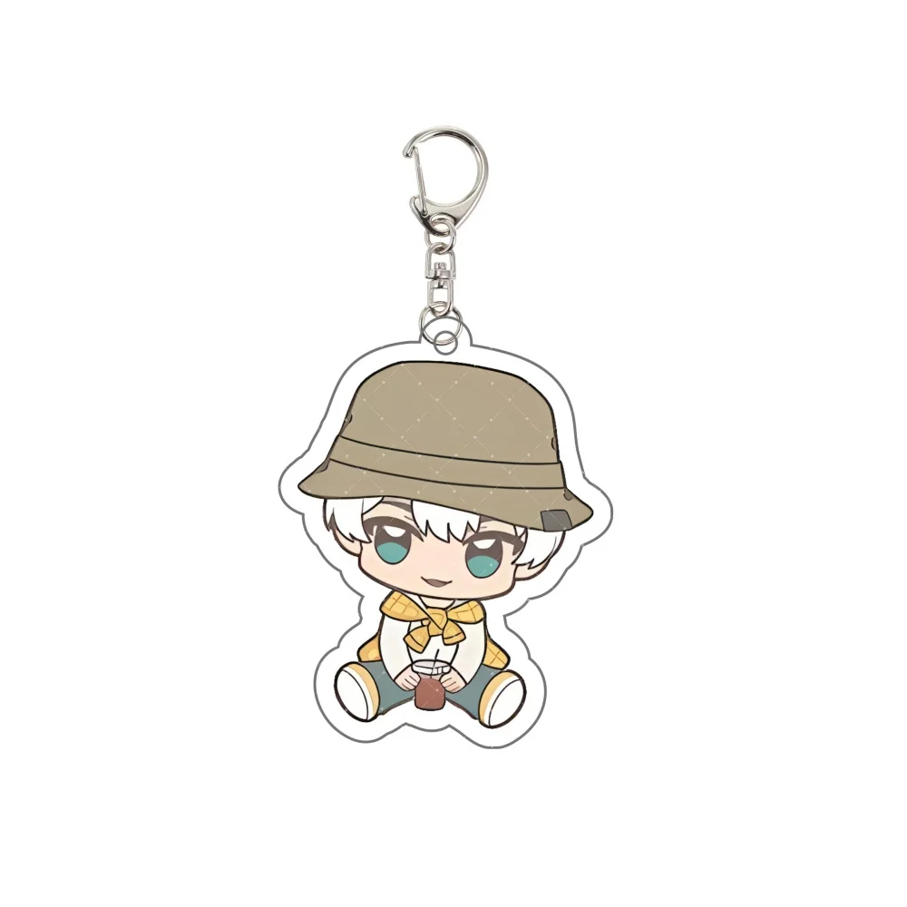 Dr.STONE Senku Ishigami 6cm Acrylic Stand keychain Cute Anime Collectible Desk Decor Birthday Gift for Fans - view 6