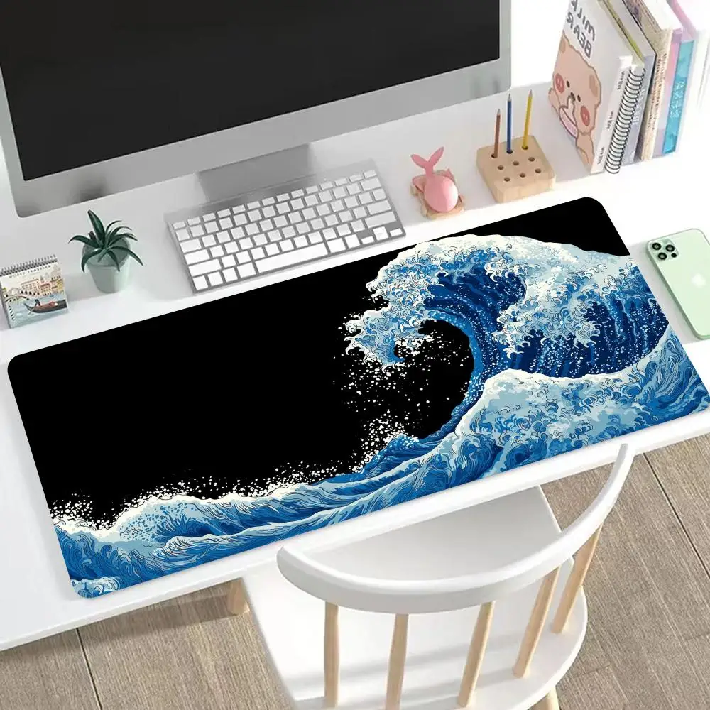 

XXL Gamer Mouse Mat Gaming Mouse Pad Japan The Great Wave of Kanagawa Gaming Office Table Carpet Gaming Mats HYB XXC