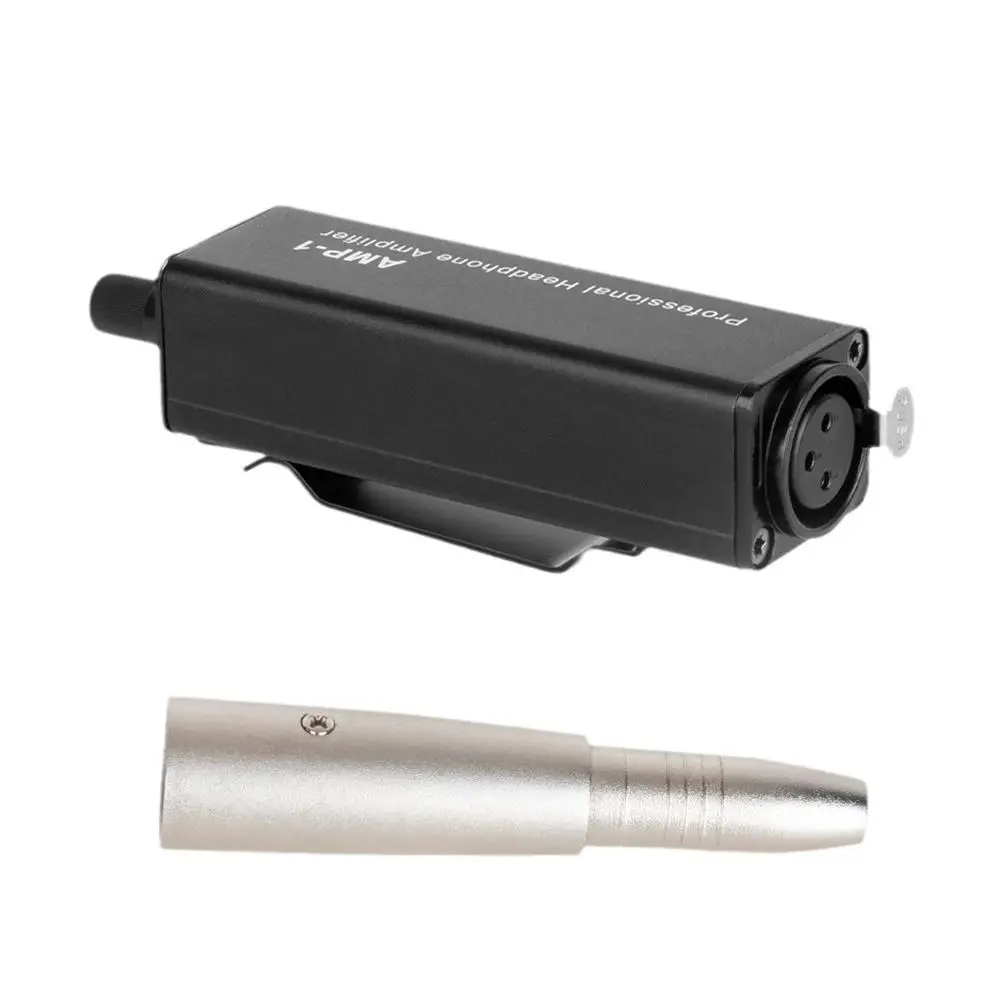 Universal XLR To 3.5mm Headphone Amplifier No Interference HiFi Sound Quality With Output Volume Control For Music Lover