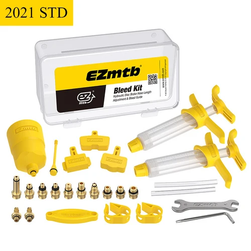 Imagen 2 del producto Kit de purga de aceite de freno de disco hidráulico de bicicleta, herramientas Ezmtb 2022 PRO para SHIMANO, SRAM, Avid, MAGURA 2021, herramienta de reparación de bicicletas de montaña y carretera