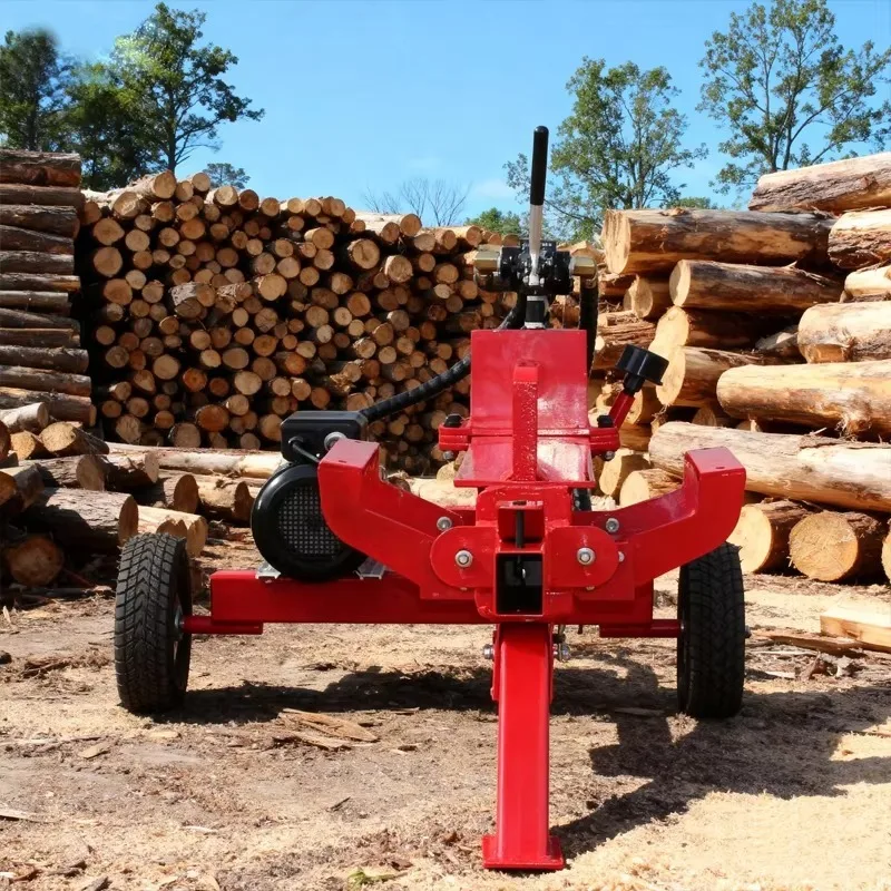 【Best-selling】Hydraulic Wood Processor Log Splitter Electric Small Household Wood Splitter With Motor Pump Gear Bearing Core Com