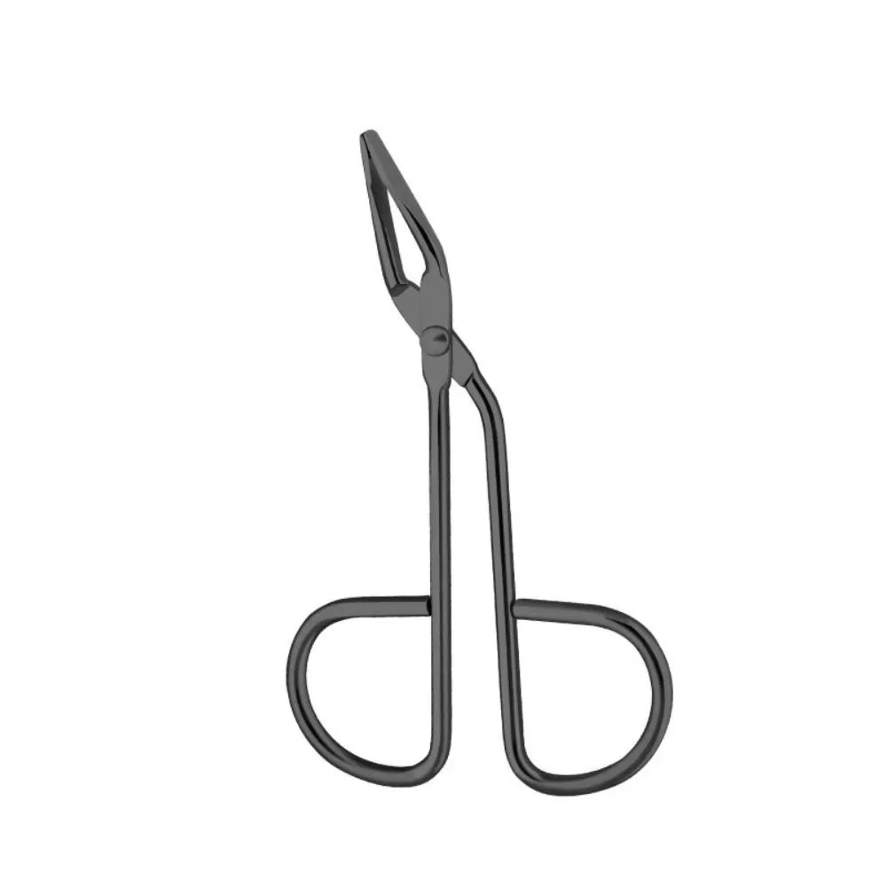 Stainless Steel Eyebrow Tweezer With Handles Elbow Elbow Eyebrow Pliers Clip Mechanism Hairgripping Eyebrow Trimming