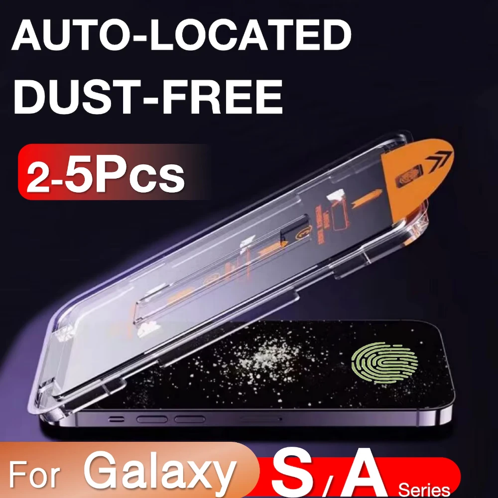 NNBILI 2-5 Stück für Samsung Galaxy S26 S25 S24 Ultra S23 S22 S21 Plus A36 A35 A26 A16 A55 A56 5G Displayschutzfolie aus gehärtetem Glas