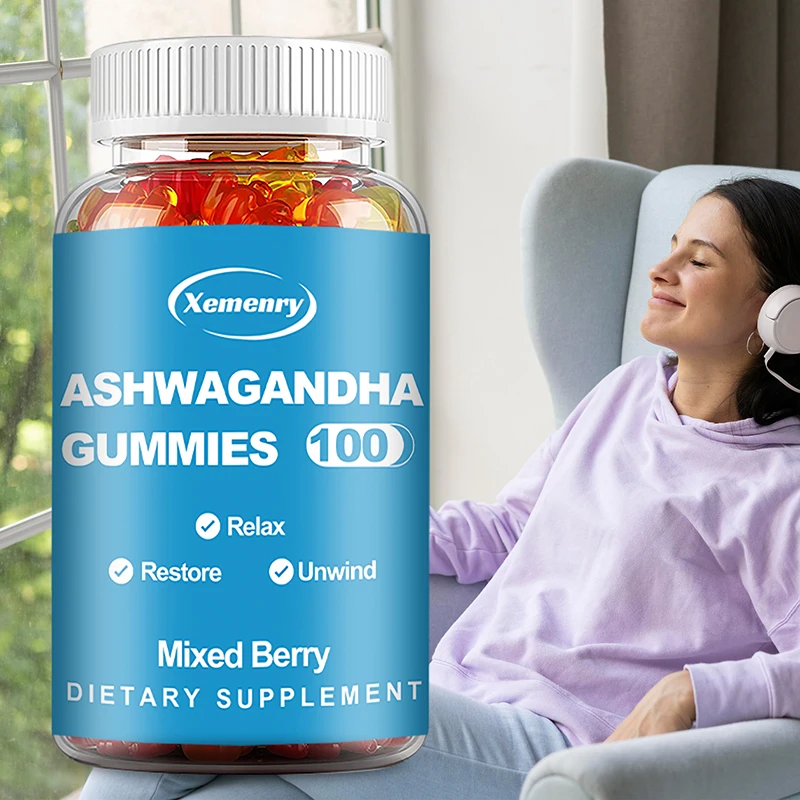 Ashwagandha gummies - Relieve Stress Help with Sleep Support Immune System Health