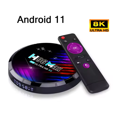 Smart TV Box H96 MAX X4 Android 11 S905X4 8K BT4.0 Media Player 2GB 16GB 4GB 32GB 64GB Android Set Top Box TV