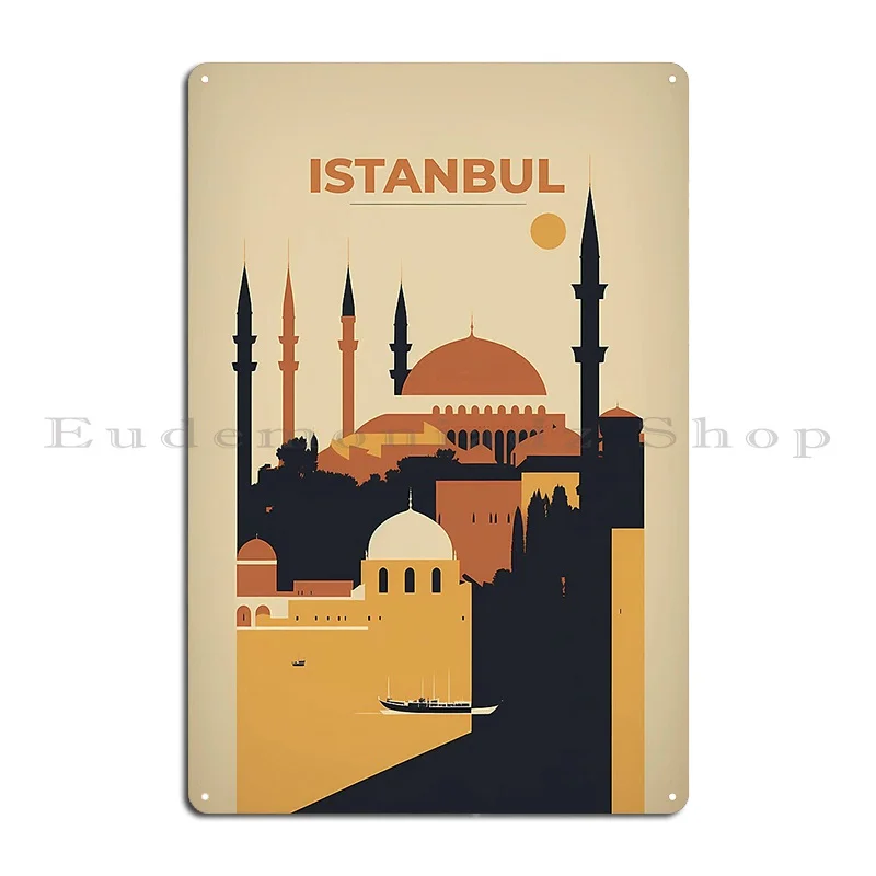 Istanbul S Incredible Mix Of History And Culture Metal Sign Character Decoration Bar Cinema Cinema Tin Sign Poster