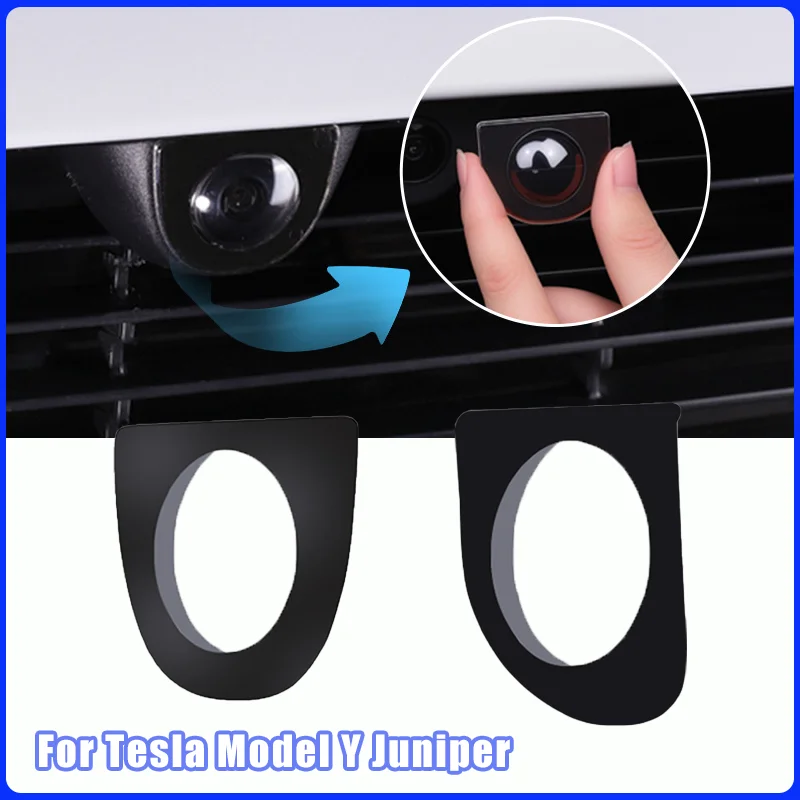 

For Tesla Model Y Juniper New Front Camera Lens Guard Protective Cover Scratch Resistant Anti-stain Car Accessories 2025
