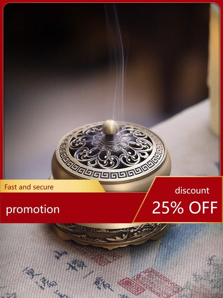 X5-15  mini lotus small incense burner for home indoor incense burner tea ceremony pure copper incense seal burner