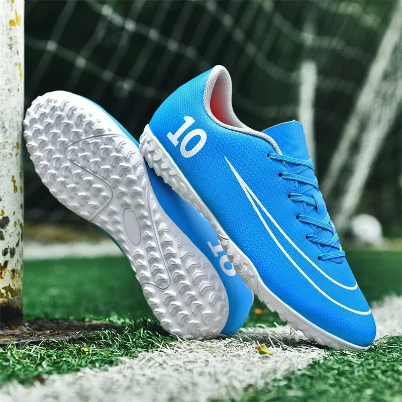 Men Football Boots Ultralight Adult Kids Training Soccer Shoes TF/FG Outdoor Sports Shoes Futsal Professional  High-quality image 5