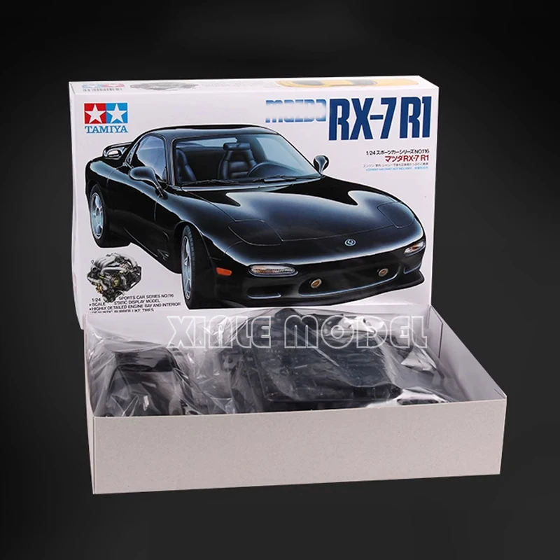 

Комплект модели автомобиля в масштабе TAMIYA 24116 RX-7R1 (с десантниками двигателя) 1/24, коллекция игрушечных моделей для хобби