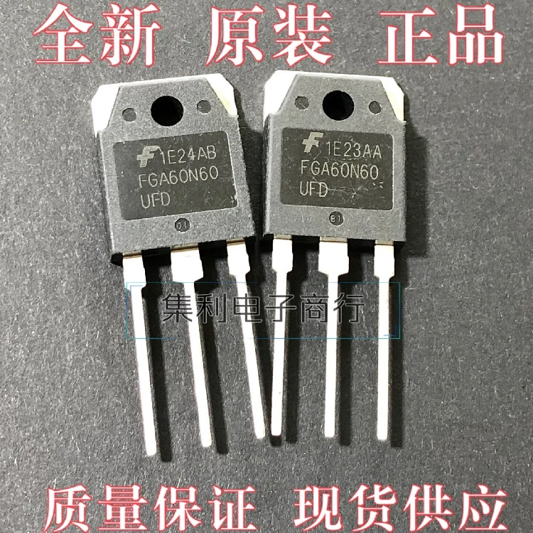 10PCS/Lot FGA60N60UFD  IGBT TO-3P 60A600V Quality guarantee Transistor Fast Shipping In Stock