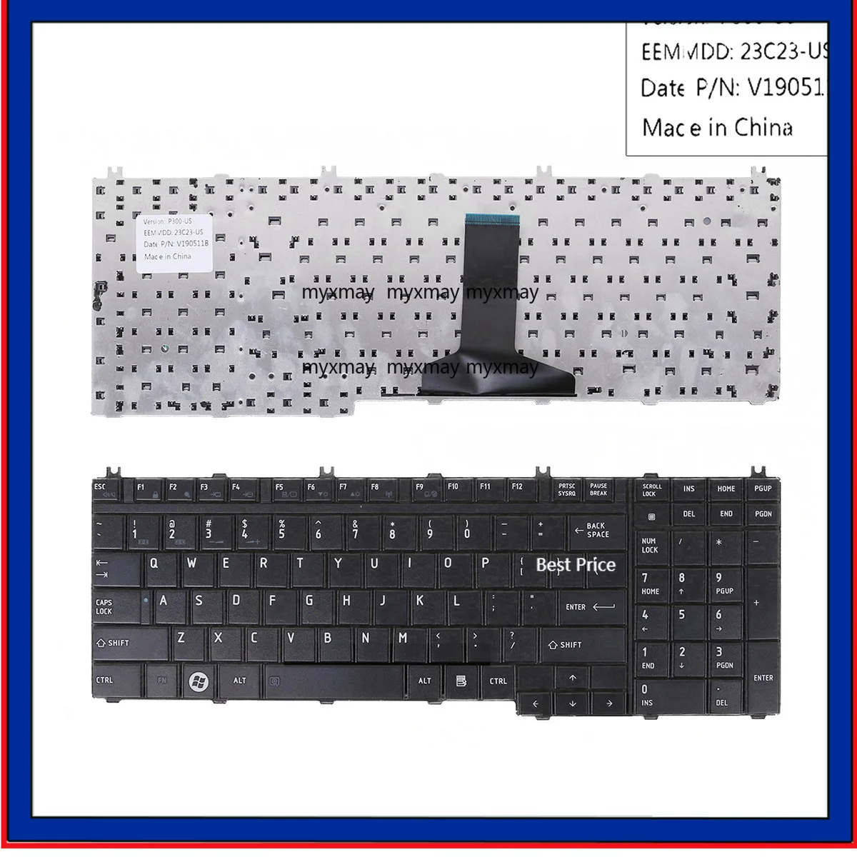 

Замена клавиатуры ноутбука с американской раскладкой для Toshiba Qosmio A500 A505 G50 G55 X300 X305 X500 X505 L350 L350s L355 L355s L500 L505 P