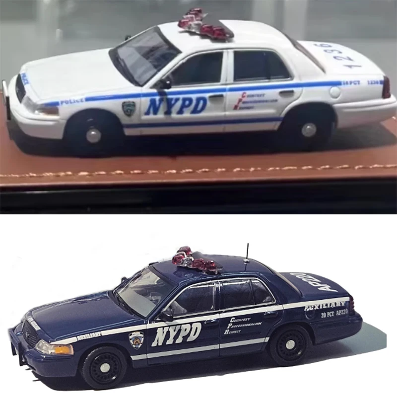 

GOC 1:64 Scale Crown Victoria Simulation Alloy Car Model Static Display Collectible Toys Gift Souvenir Decoration
