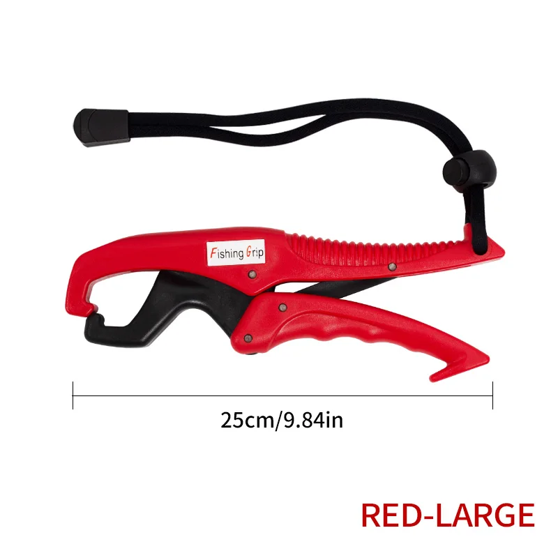 ShareShark Fischgreifer aus ABS-Kunststoff in Weiß mit Verstellbarem Seil, Angelzange, Schwimmender Controller, Angelzubehör